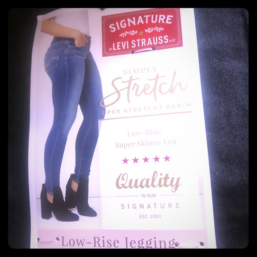 Women black denim low-rise jeggings